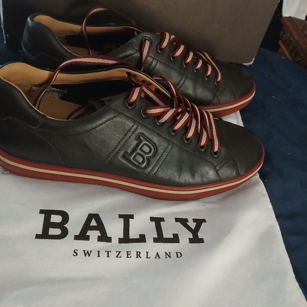 Bally Orivel Men's Calf Leather Sneakers. Size 8.5 US
